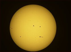 Sonnenflecken … das Maximum ist fast erreicht